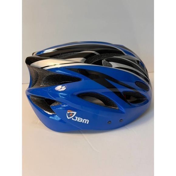 JBM Pedal Cyclists Helmet Blue Black Silver Size 56-63.5cm‎ - Picture 1 of 8